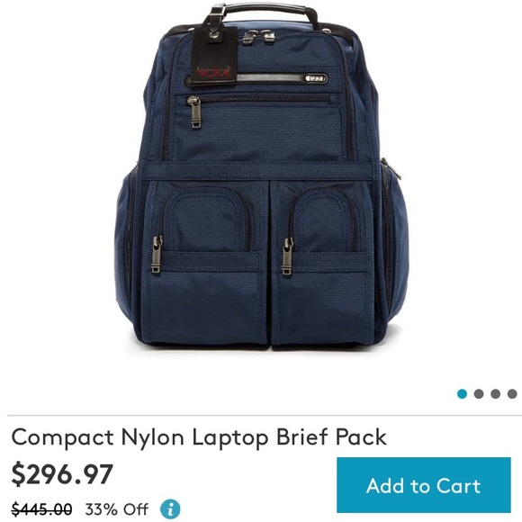 tumi backpack poshmark
